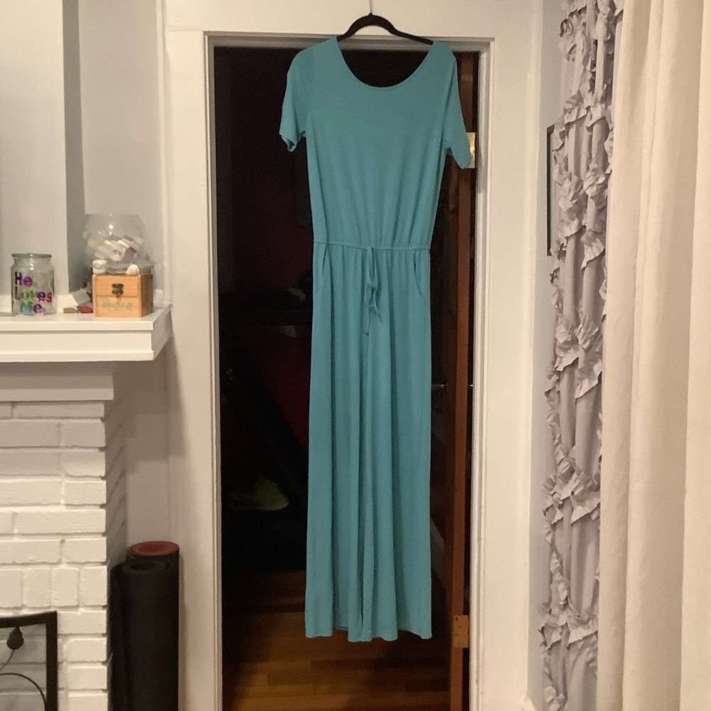 Light Blue Jumpsuit Long
